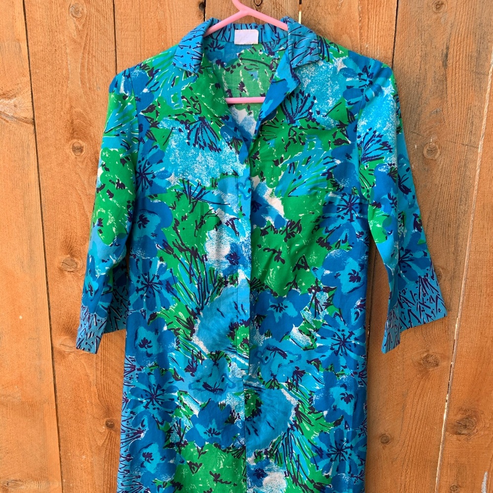 Vera Neumann shirt dress